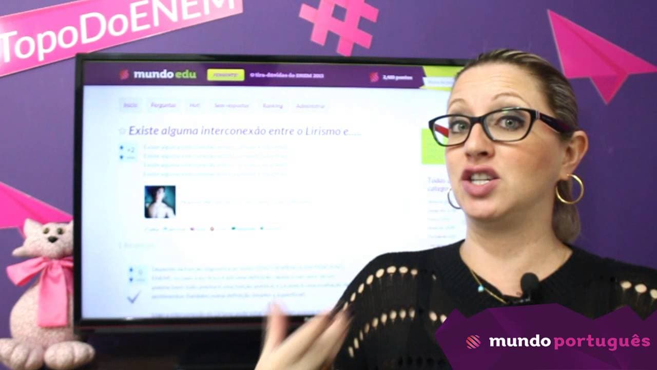 Thumbnail: Pergunte! - Existe interconexão entre o lirismo e o eu lírico?
