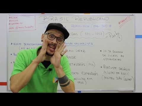 Thumbnail da aula: História do Brasil - República Liberal Populista: Governo Vargas
