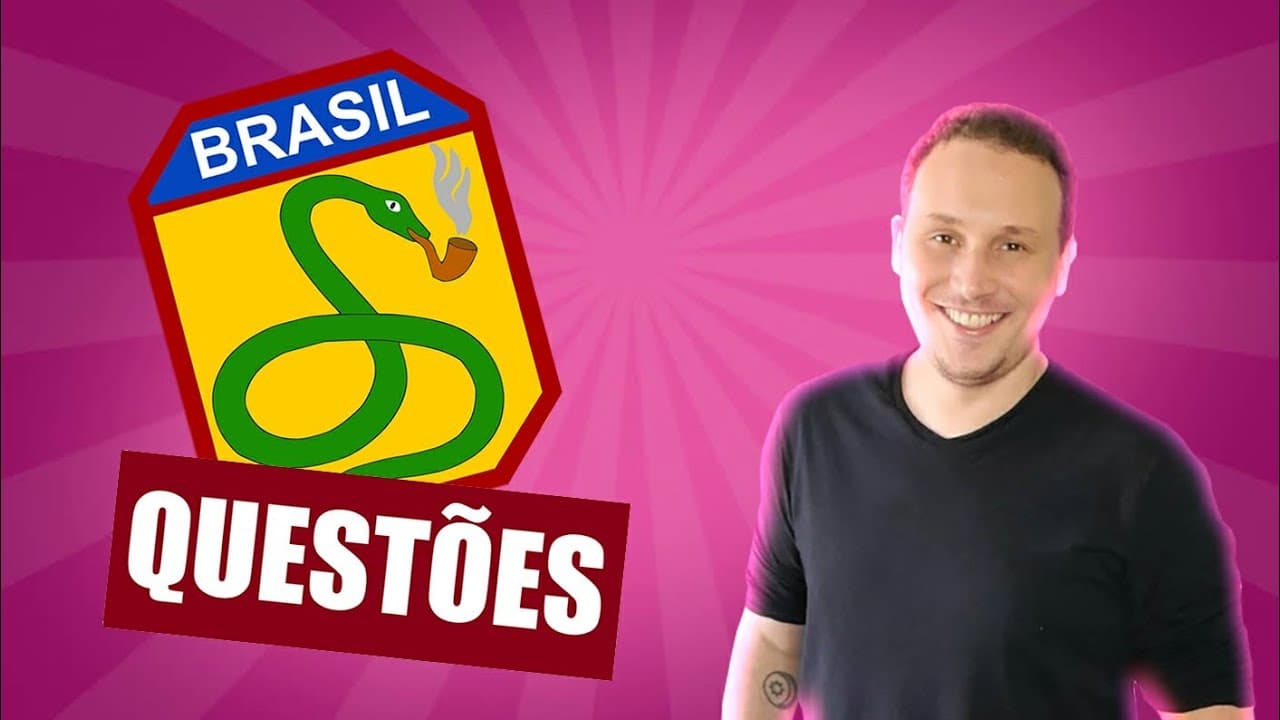 Thumbnail: RESPONDENDO QUESTÕES SOBRE O BRASIL NA SEGUNDA GUERRA MUNDIAL