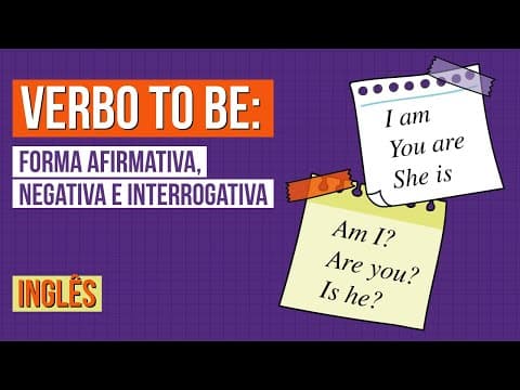 Thumbnail da aula: VERBO TO BE: forma afirmativa, negativa e interrogativa | Inglês para o Enem | Luiz Carlos N. Junior