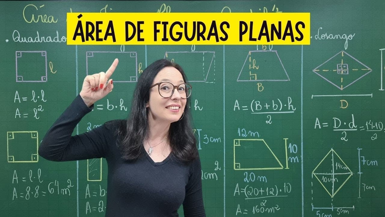 Thumbnail: ÁREA DE FIGURAS PLANAS - GEOMETRIA - Q