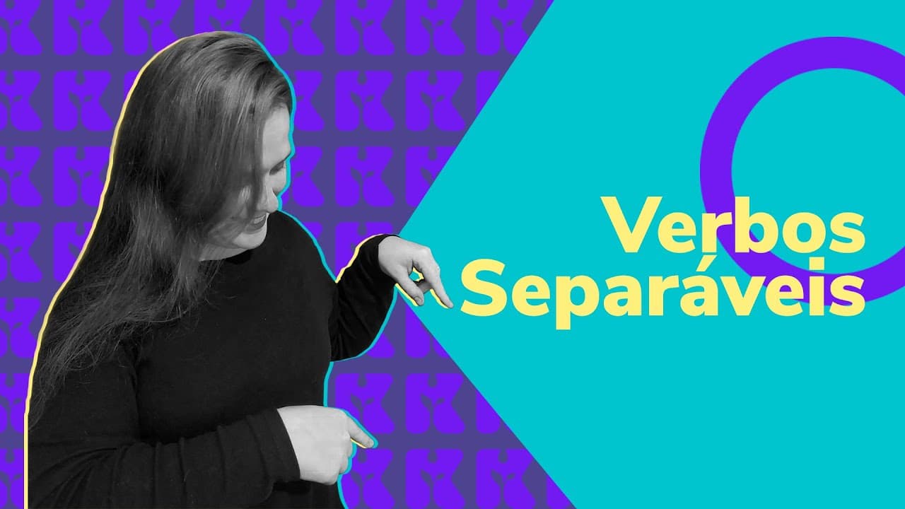 Thumbnail: Verbos separáveis | Alemão | Aula #33
