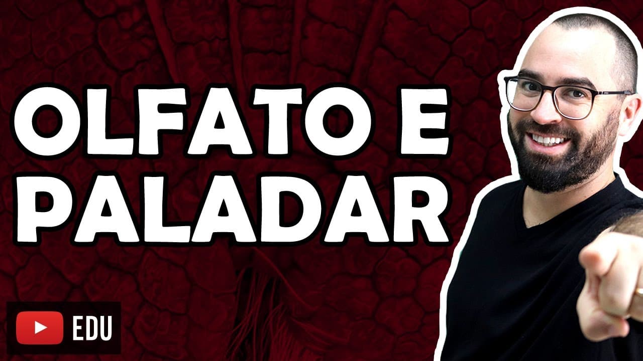 Thumbnail: Olfato e Paladar - Aula 41 - Módulo VII: Histologia e Fisiologia Humana | Prof. Gui