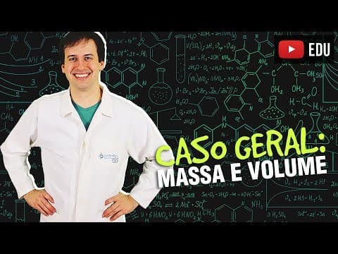 Thumbnail da aula: 4. Cálculo Estequiométrico - Caso Geral: Massa e Volume [Química Geral]