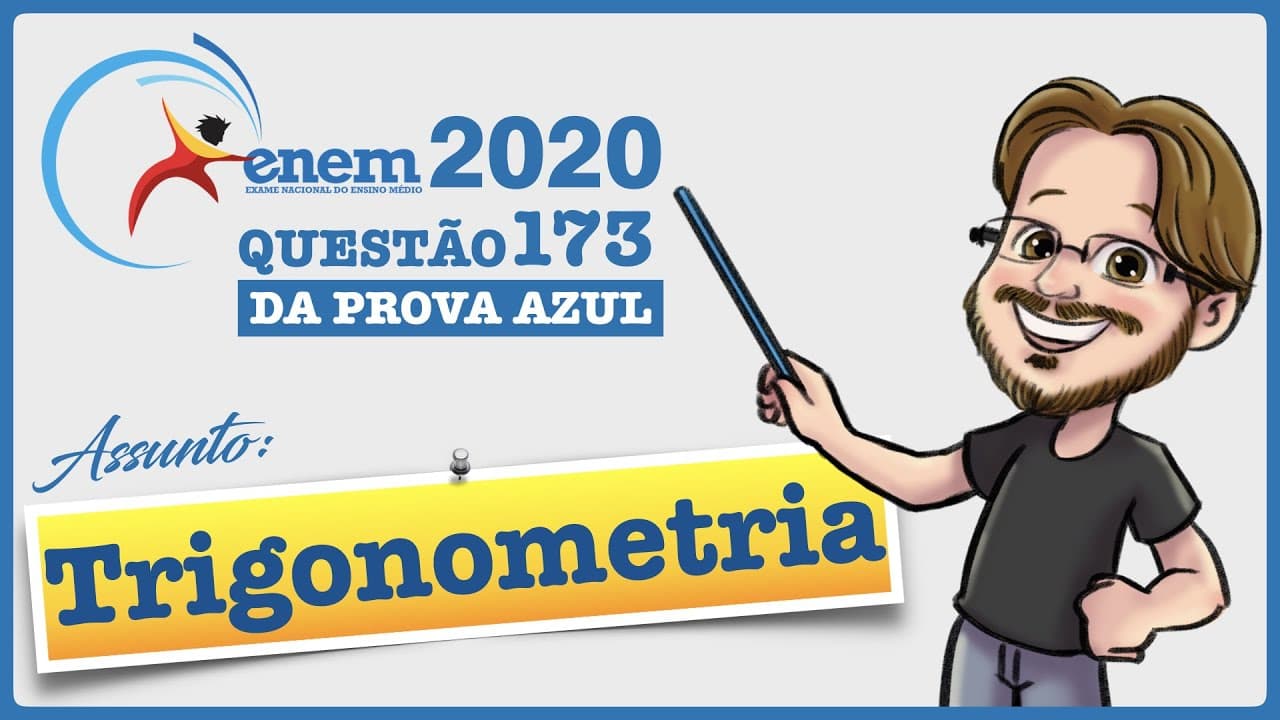 Thumbnail: ENEM 2020 || Trigonometria || Pergolado é o nome que se dá a um tipo de cobertura projetada por
