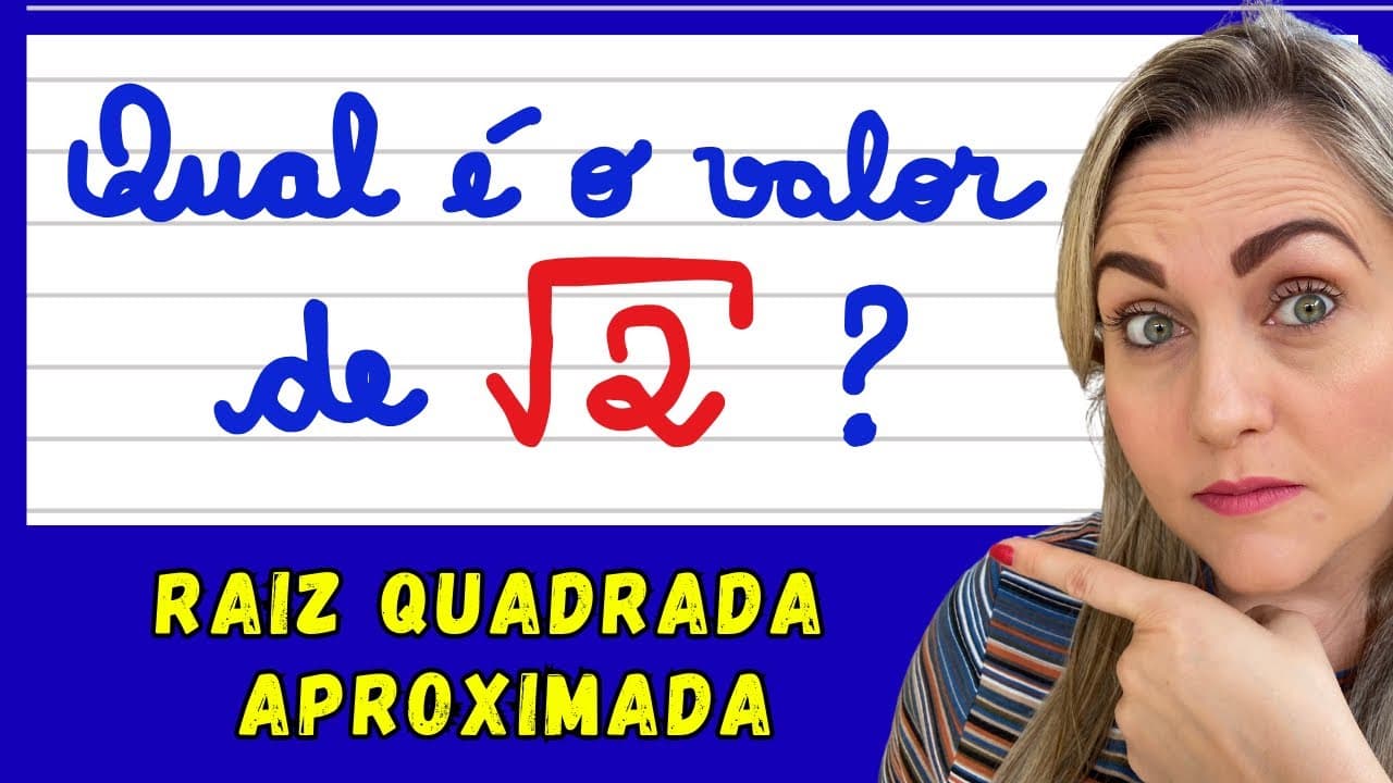 Thumbnail: CONSEGUE ENCONTRAR O VALOR DA RAIZ DE 2? EXPLICAÇÃO RAIZ QUADRADA APROXIMADA!VEM APRENDER MATEMÁTICA