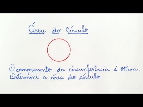 Thumbnail da aula: ⭕ Área do Círculo - Professora Angela Matemática
