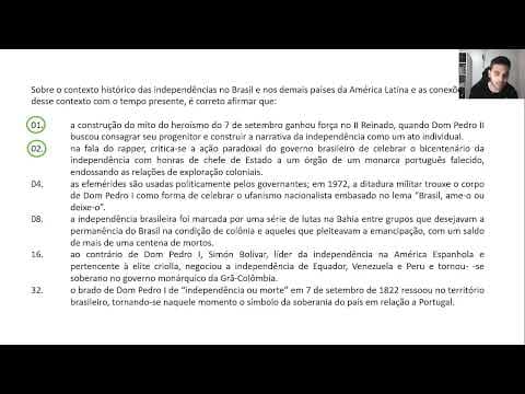Thumbnail da aula: CORREÇÃO VESTIBULAR UFSC/IFSC 2023 [HISTÓRIA - QUESTÃO 1 PROVA AMARELA 2º DIA]