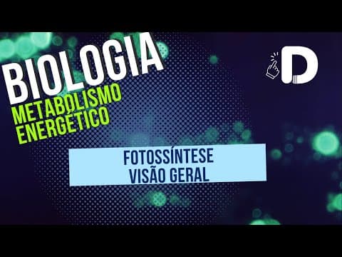 Thumbnail da aula: Fotossíntese Visão Geral  - Metabolismo Energético - Biologia - Preparatório Enem