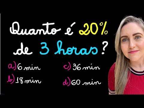Thumbnail da aula: APRENDA COMO FAZER UM PROBLEMA DE PORCENTAGEM! EXPLICAÇÃO DETALHADA DE PORCENTAGEM!!
