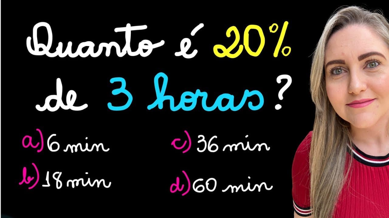 Thumbnail: APRENDA COMO FAZER UM PROBLEMA DE PORCENTAGEM! EXPLICAÇÃO DETALHADA DE PORCENTAGEM!!
