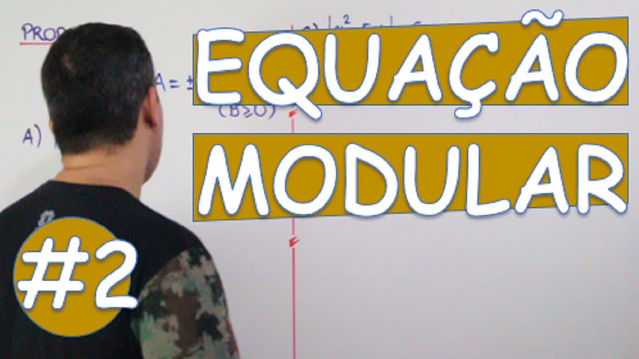 Thumbnail: FUNÇÃO MODULAR : EQUAÇÕES MODULARES #2