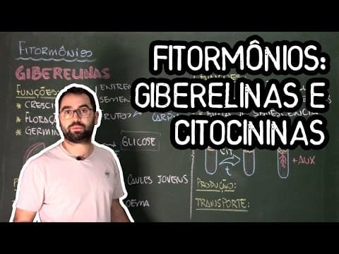 Thumbnail da aula: Giberelinas e Citocininas (Hormônios Vegetais) - Fisio Vegetal - Aula 28: Botânica (Prof. Guilherme)