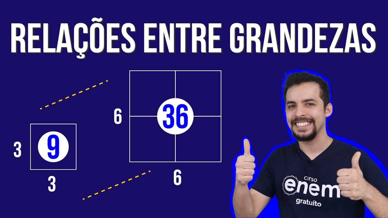 Thumbnail: DIRETAMENTE OU INVERSAMENTE PROPORCIONAL: como calcular grandezas | RESUMO DE MATEMÁTICA PARA O ENEM