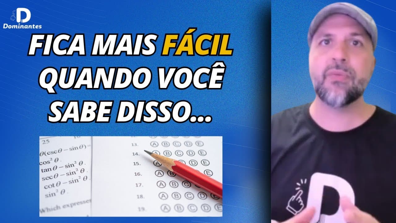 Thumbnail: Você precisa saber esses três tipos de questões se quiser ser aprovado