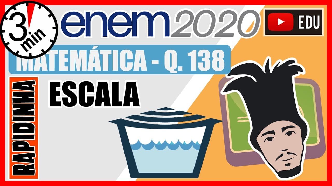 Thumbnail: 🏃[ENEM 2020] 138 📘 ESCALA A caixa-d’água de um edifício terá a forma de um paralelepípedo
