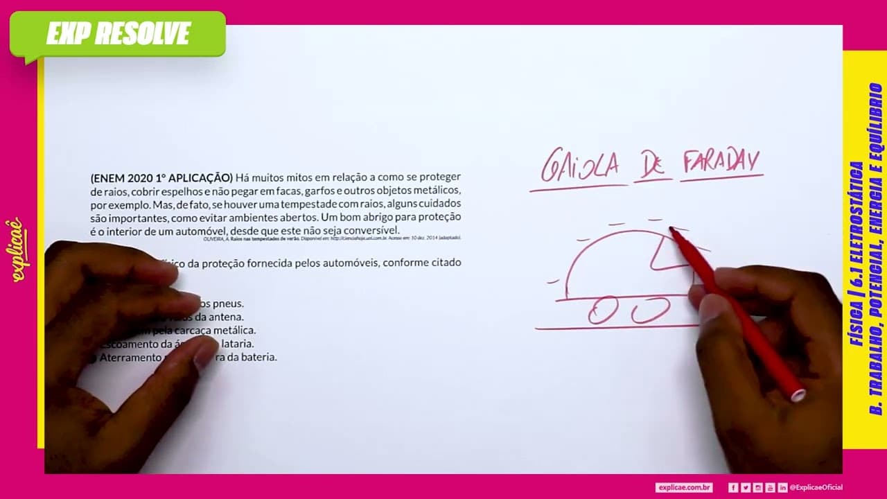 Thumbnail: HÁ MUITOS MITOS EM RELAÇÃO A COMO SE PROTEGER DE RAIOS, COBRIR ESPELHOS E NÃO(...) |ELETROSTÁTICA