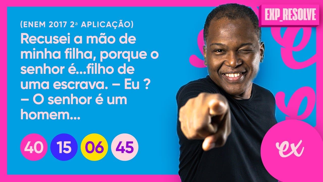 Thumbnail: – RECUSEI A MÃO DE MINHA FILHA, PORQUE O SENHOR É...FILHO DE UMA ESCRAVA.– EU ? (...) | NATURALISMO
