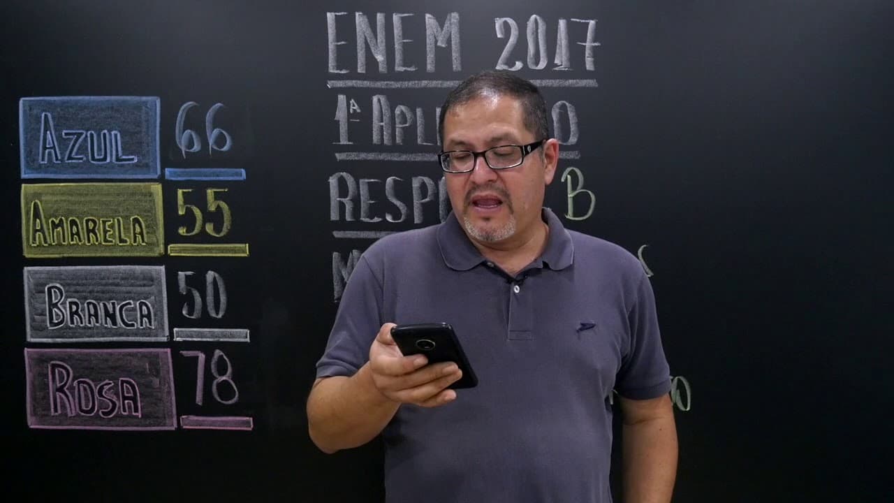 Thumbnail: ENEM 2017 - Questão 55 de Filosofia (Caderno Amarelo)