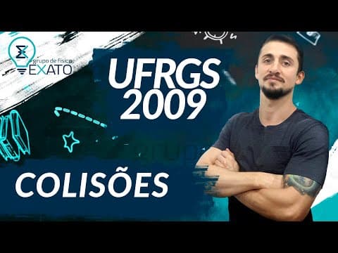 Thumbnail da aula: RESOLVIDA - (UFRGS – 2009) Um bloco, movendo-se com velocidade constante V0, colide frontalmente ...