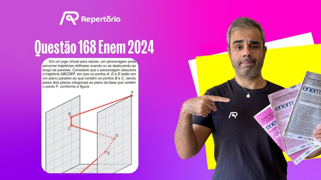 Thumbnail: [ENEM 2024] Questão 168: Em um jogo virtual para celular...