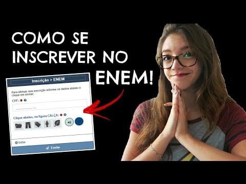 Thumbnail da aula: COMO FAZER A INSCRIÇÃO NO ENEM 2018? Passo a Passo! - Débora Aladim