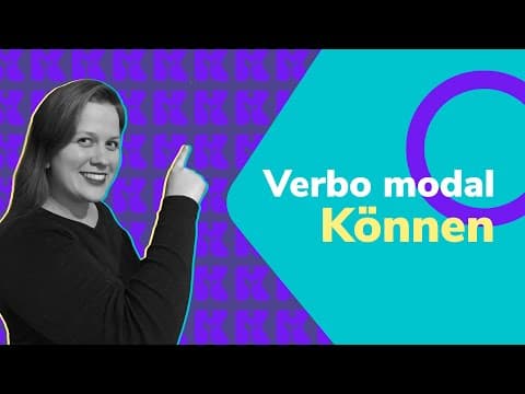Thumbnail da aula: Tudo Sobre o Verbo Modal können - Poder e Saber em Alemão | Aula #25