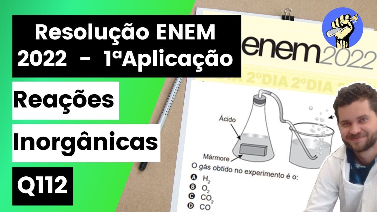 Thumbnail: ✏️ Um grupo de alunos realizou um experimento para observar algumas propriedades dos ácidos,