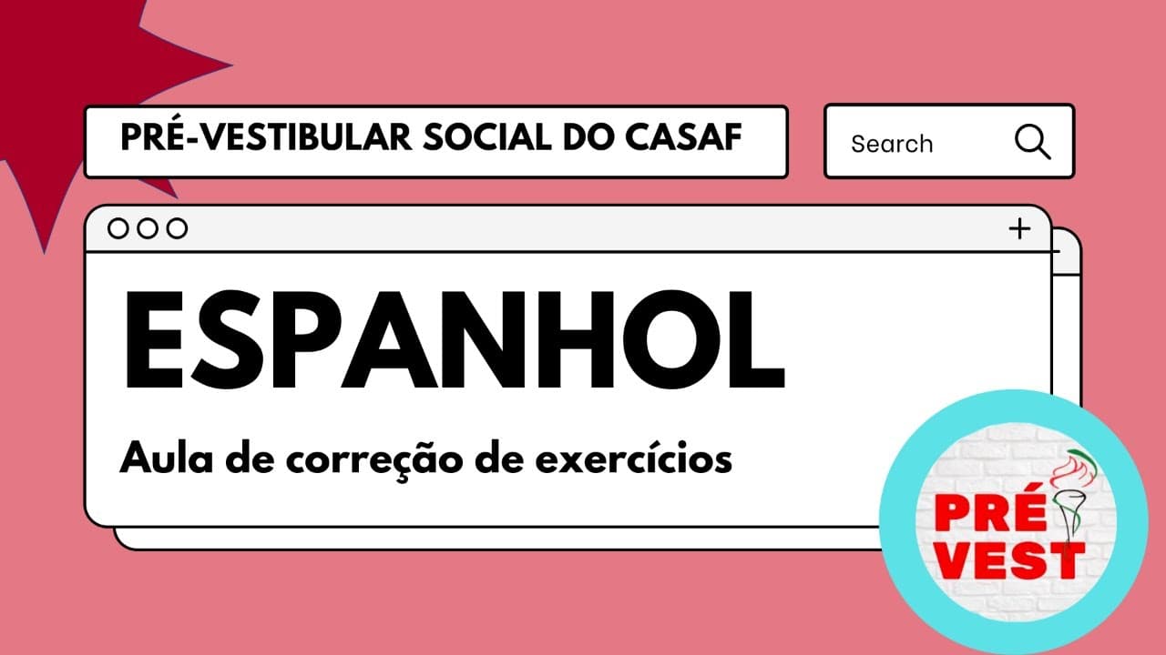 Thumbnail: Aula de Espanhol- REVISÃO UERJ