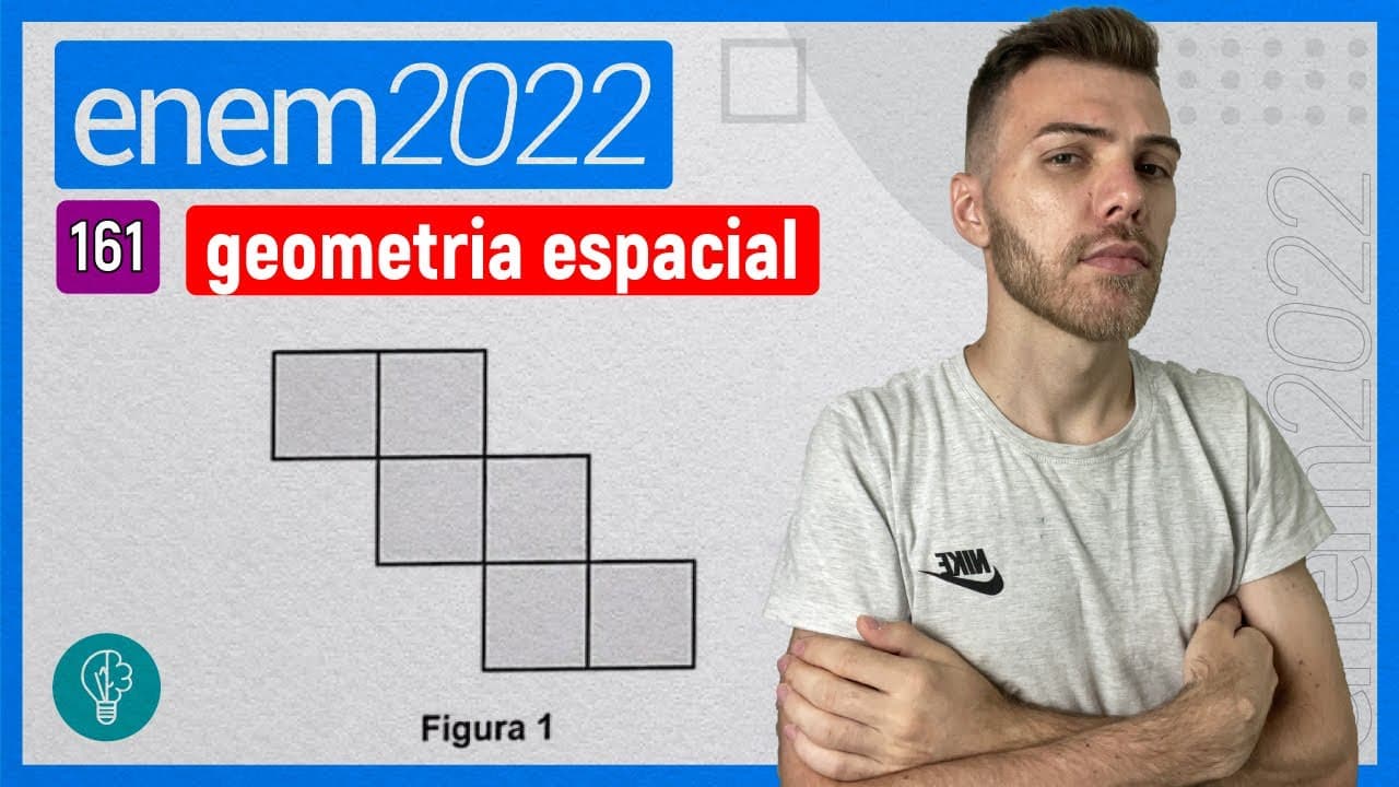 Thumbnail: ENEM 2022 - Q161 - Dentre as diversas planificações possíveis para o cubo, ... -  GEOMETRIA ESPACIAL