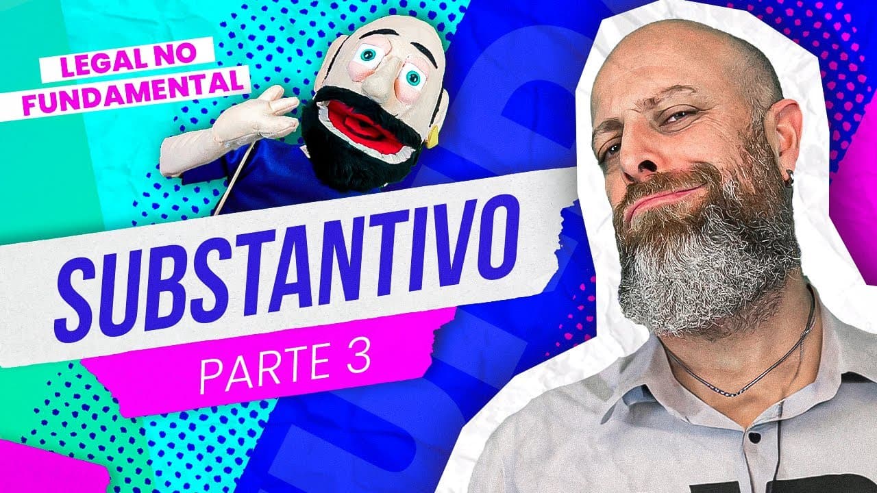 Thumbnail: Plural dos SUBSTANTIVOS #ensinofundamental | Legal no Fundamental [Professor Noslen]