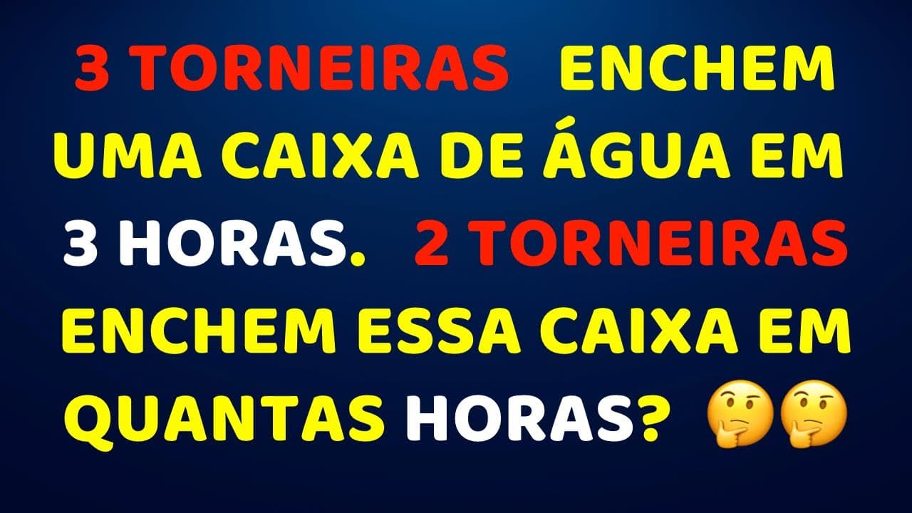 Thumbnail: 😱É AQUI QUE VOCÊ ERRA REGRA DE TRÊS SIMPLES !!!