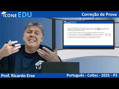 Thumbnail da aula: COLTEC-UFMG 2025 - PORTUGUÊS  P3