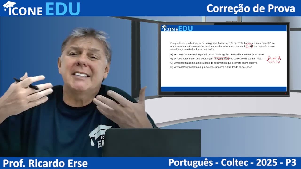 Thumbnail: COLTEC-UFMG 2025 - PORTUGUÊS P3