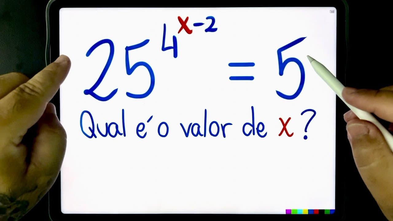 Thumbnail: 🔥 Sabe essa EQUAÇÃO EXPONENCIAL SINISTRA? 😱 Procopio Ensina!