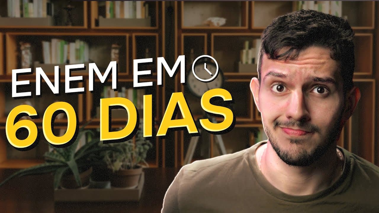 Thumbnail: 60 DIAS para o ENEM 2024: ESTRATÉGIA de RETA FINAL