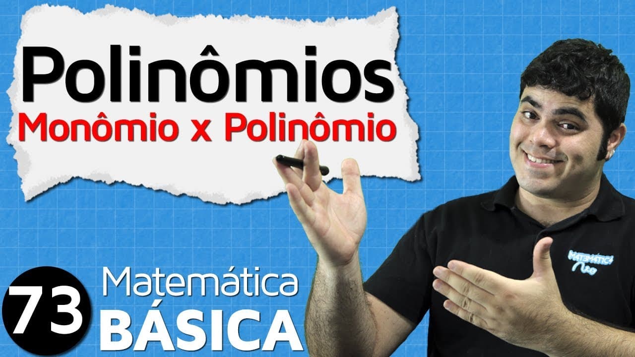 Thumbnail: 🔴 MULTIPLICAÇÃO DE MONÔMIO POR POLINÔMIO 👉 Álgebra Básica MAB #73