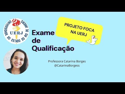 Thumbnail da aula: Resolvendo questão da prova de qualificação da UERJ de Português