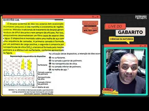 Thumbnail da aula: ENEM 2025: O despejo acidental de óleo nos oceanos tem ocasionado incontáveis prejuízos à vida marin