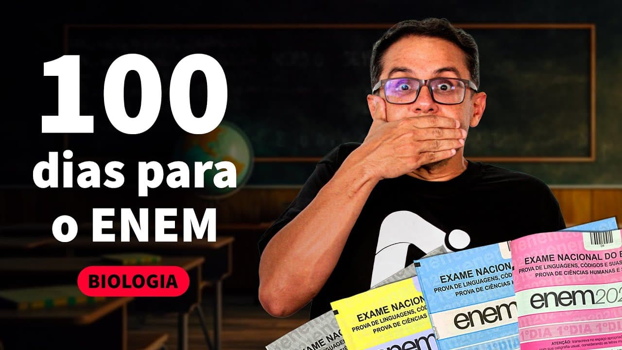 Thumbnail: BIOLOGIA PARA O ENEM 2024 | ASSUNTOS QUE MAIS CAEM NA PROVA | ProEnem