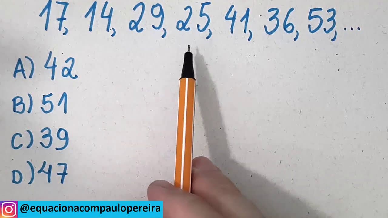 Thumbnail: 🔥 HELP MATEMÁTICA BÁSICA - Sequência Lógica - #104