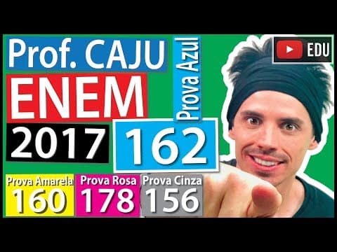 Thumbnail da aula: [ENEM 2017] 162 📘 GEOMETRIA ANALÍTICA O fisiologista inglês Archibald Vivian Hill propôs, em seus