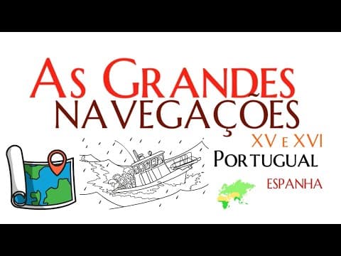 Thumbnail da aula: As Grandes Navegações Marítimas #portugal #espanha