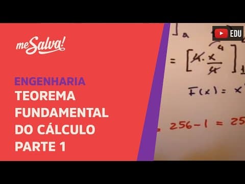 Thumbnail da aula: Me Salva! Teorema Fundamental do Cálculo Parte 1