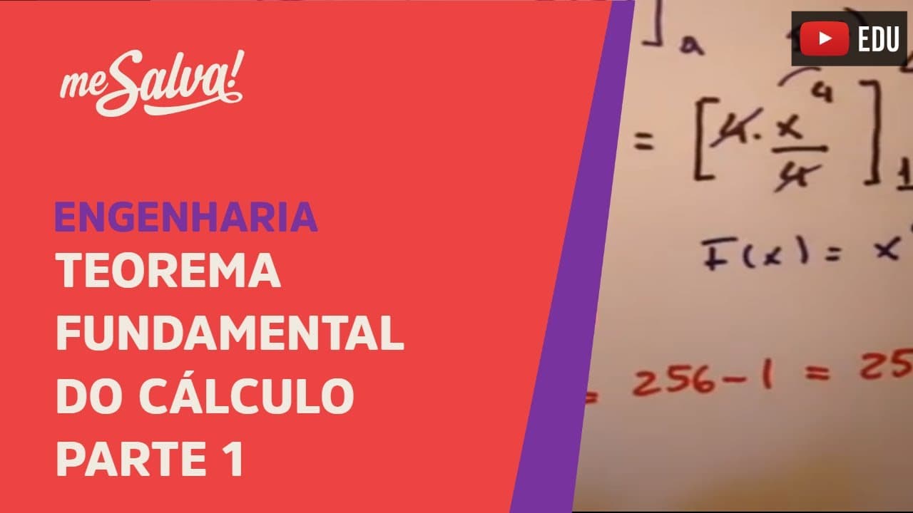 Thumbnail: Me Salva! Teorema Fundamental do Cálculo Parte 1