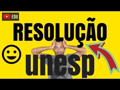 Thumbnail da aula: UNESP 2020 |Vestibular da UNESP - Vamos entender a Geografia da Unesp?[Questões]
