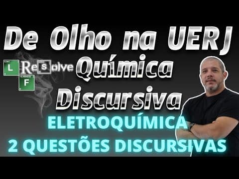 Thumbnail da aula: UERJ Discursiva Química 2019 Em um processo industrial, a salmoura, uma solução aquosa com alta conc