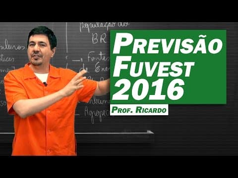 Thumbnail da aula: Previsão Fuvest 2016 - Geografia do Brasil