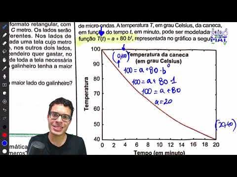 Thumbnail da aula: QUESTÃO 145 | ENEM 2024 | Uma Caneca com Água Fervendo é Retirada de um Forno | Sistemas de Equações
