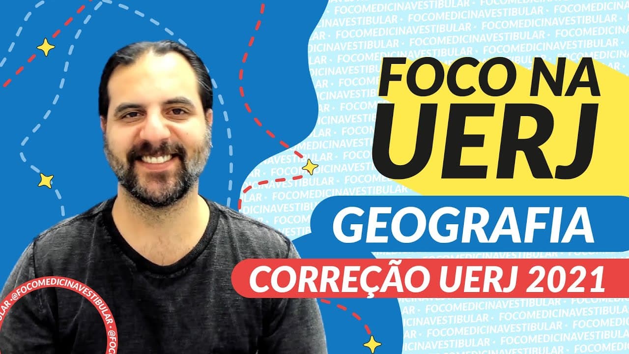 Thumbnail: CORREÇÃO VESTIBULAR UERJ 2021 - GEOGRAFIA